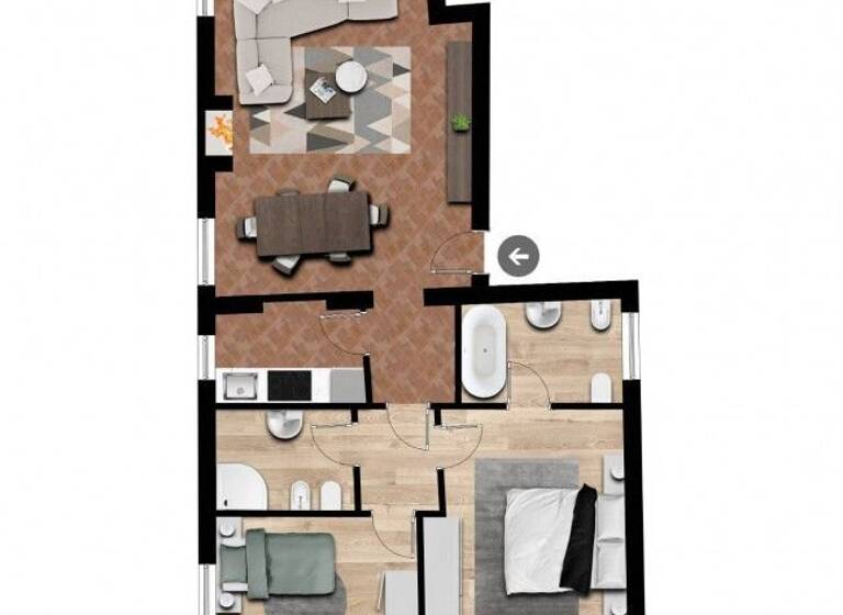Wohnung zum Kauf 690.000 € 3 Zimmer 109 m² Via Paradiso 30 Verona 37129