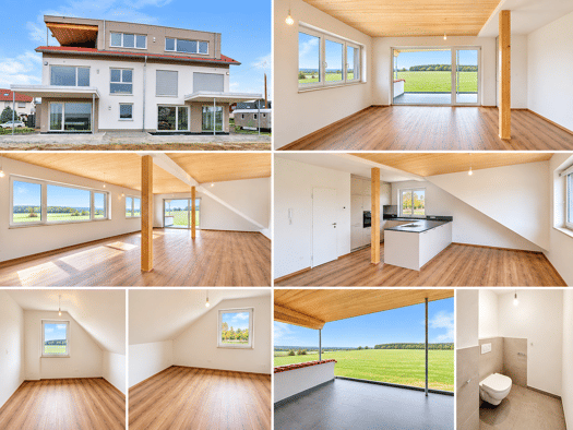 Penthouse zur Miete 1.290 € 1 Zimmer 102 m² Geschoss 2/3 frei ab sofort Moosheim Bad Saulgau 88348