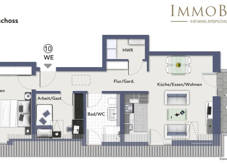 Wohnung zum Kauf - Erstbezug 299.000 € 3 Zimmer 66 m² EG frei ab 30.03.2027 Billigheim Billigheim-Ingenheim 76831
