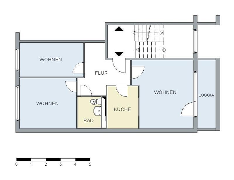 Wohnung zur Miete 342 € 3 Zimmer 62,8 m²<br/>Wohnfläche 5.<br/>Geschoss Villejuifer Straße 18 Stadtgebiet Ost Neubrandenburg 17036