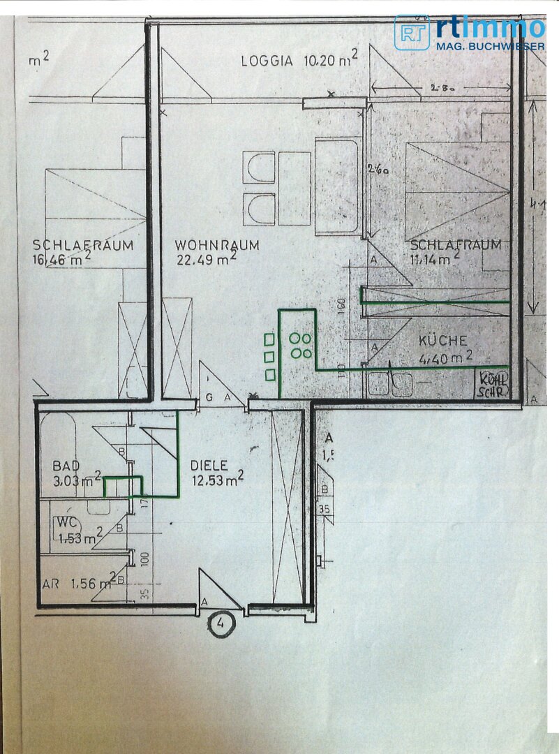 Wohnung zum Kauf 220.000 € 2 Zimmer 58 m²<br/>Wohnfläche 3.<br/>Geschoss Bad Ischl 4820