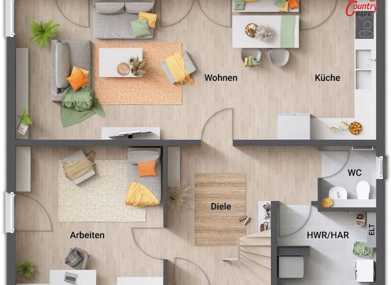 Stadthaus zum Kauf provisionsfrei 358.395 € 5 Zimmer 150,8 m² 825 m² Grundstück Achtrup 25917