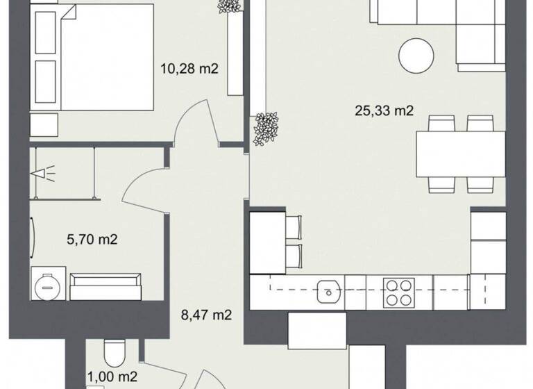 Wohnung zum Kauf 170.000 € 2 Zimmer 50,8 m² 1. Geschoss Klosterneuburg 3400