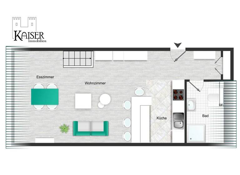 Wohnung zum Kauf 134.000 € 1,5 Zimmer 53 m² 3. Geschoss Auf dem Köpfle 1 Vordertodtmoos Todtmoos 79682