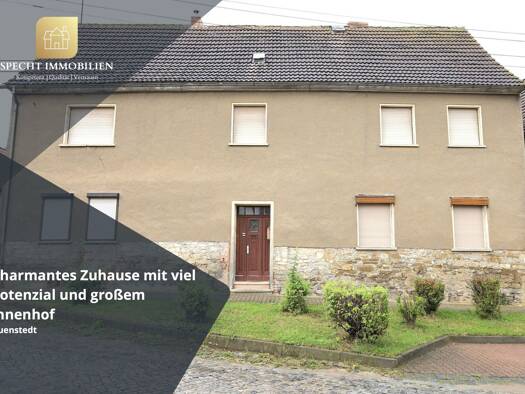 Bauernhaus zum Kauf 10.000 € 5 Zimmer 150 m² 590 m² Grundstück Quenstedt Arnstein 06456