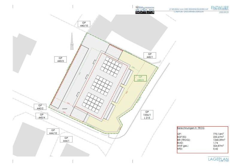 Reihenmittelhaus zum Kauf - Erstbezug 599.000 € 4 Zimmer 115,8 m² 184 m² Grundstück Stans 6135