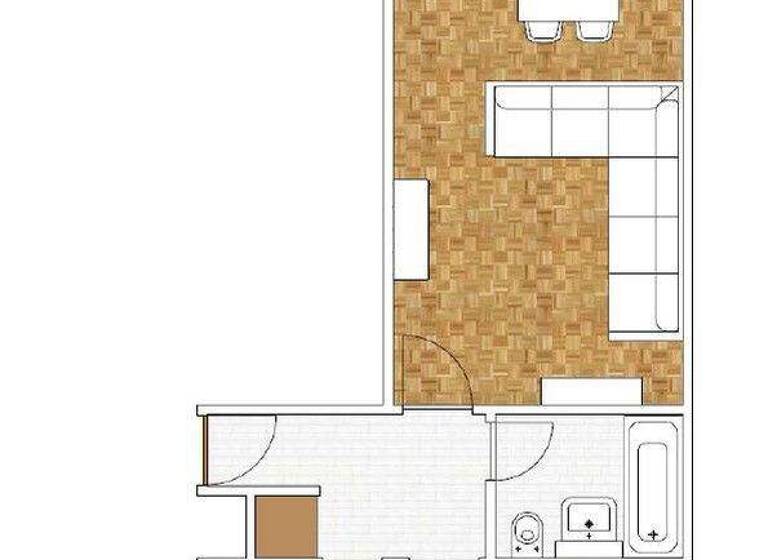Wohnung zur Miete 910 € 2 Zimmer 52,6 m² 4. Geschoss frei ab sofort Innenstadt Rosenheim 83022