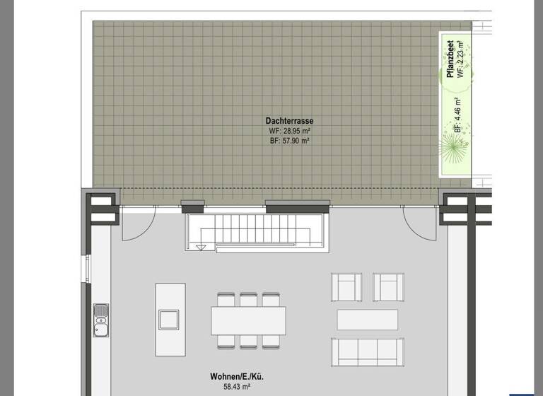 Penthouse zum Kauf provisionsfrei 887.000 € 4 Zimmer 151 m² EG Hechtsheim Mainz 55129