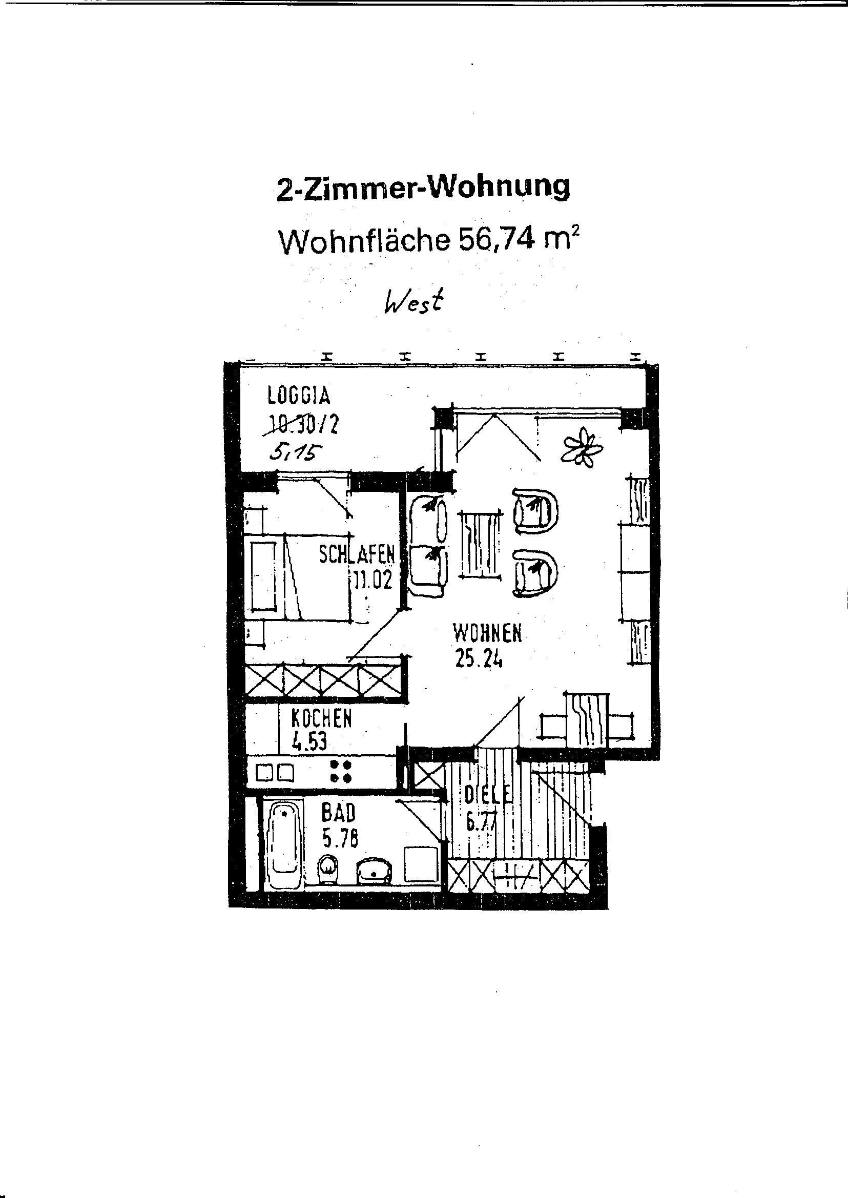 Wohnung zum Kauf 229.000 € 2 Zimmer 56,7 m²<br/>Wohnfläche 2.<br/>Geschoss ab sofort<br/>Verfügbarkeit Lohwaldstr. 55 Neusäß Neusäß 86356