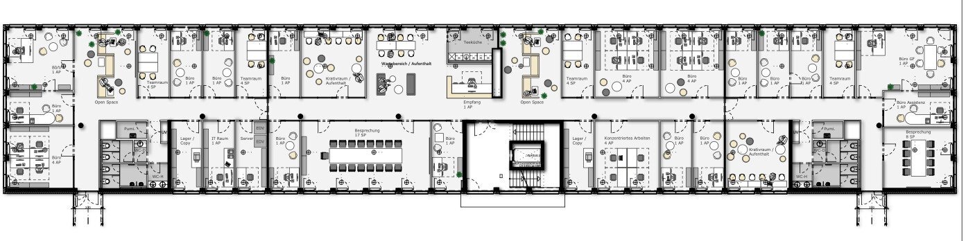 Bürogebäude zur Miete provisionsfrei 13 € 3.100 m²<br/>Bürofläche ab 500 m²<br/>Teilbarkeit Kaiserlei Offenbach am Main 63067