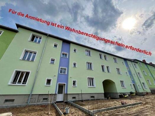 Wohnung zur Miete nur mit Wohnberechtigungsschein 736 € 3 Zimmer 73,6 m² 2. Geschoss Boldtstr. 11 Eberswalde 16225