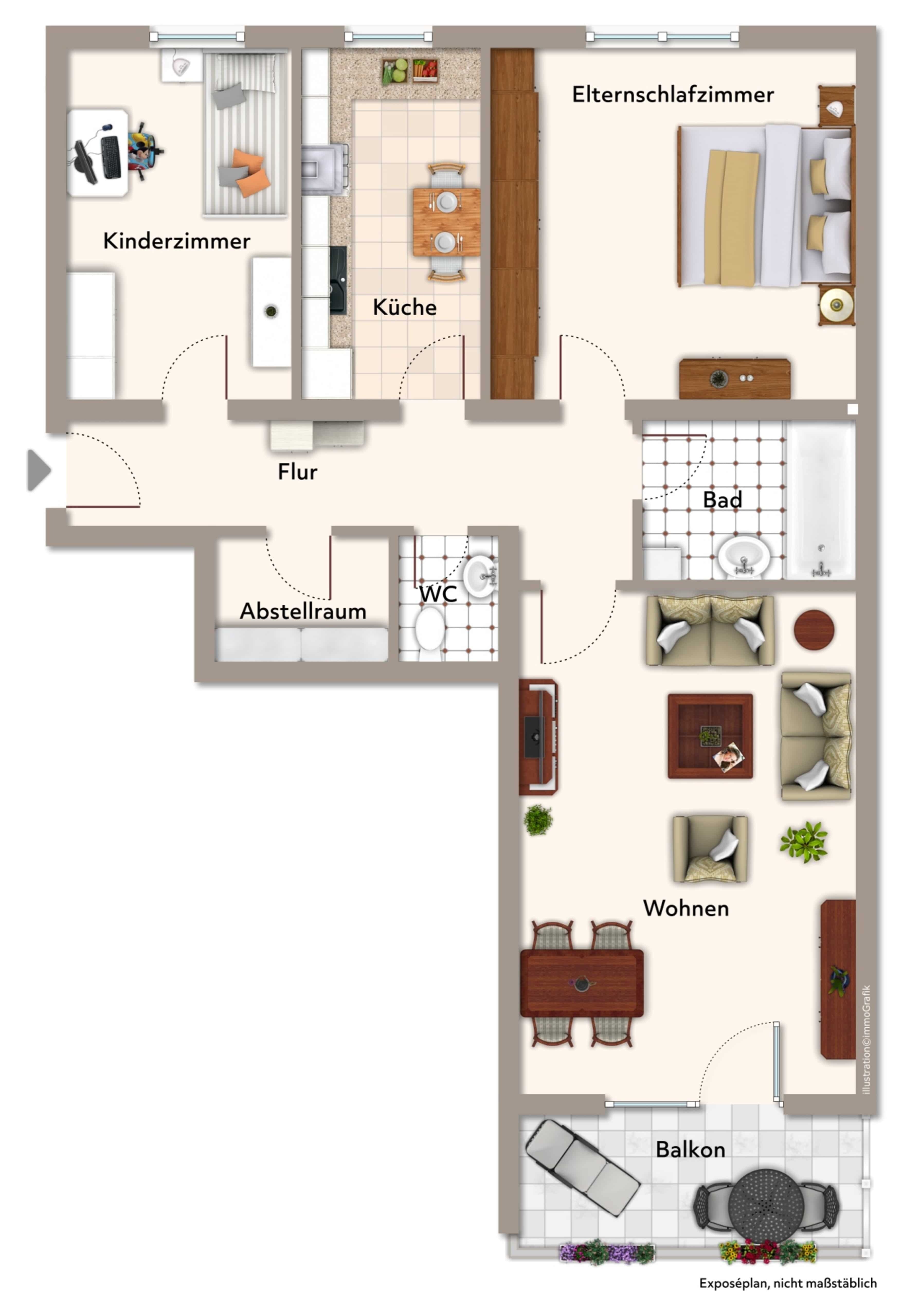 Wohnung zum Kauf 275.000 € 3 Zimmer 80 m²<br/>Wohnfläche Sieglitzhof Erlangen 91054