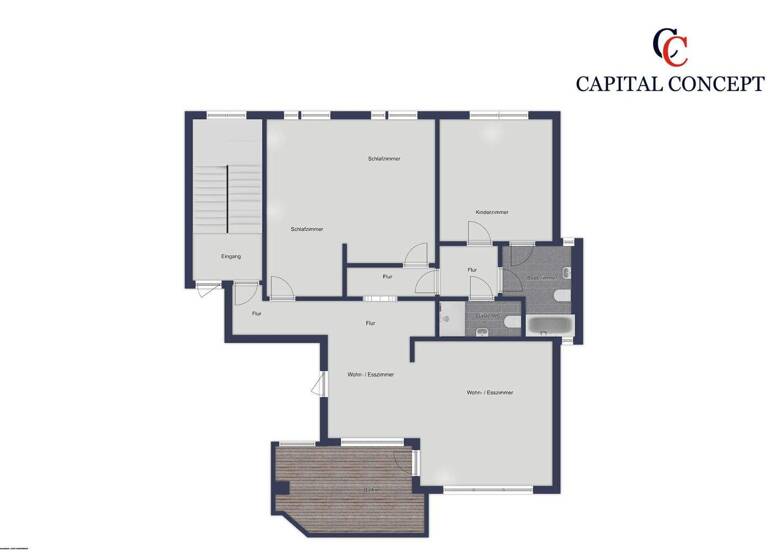 Wohnung zum Kauf 600.000 € 3 Zimmer 110 m² 1. Geschoss Wannsee Berlin 14109