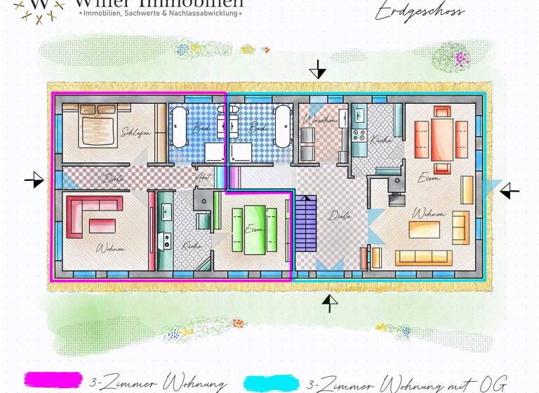 Einfamilienhaus zum Kauf 385.000 € 6 Zimmer 211,3 m² 1.045 m² Grundstück frei ab sofort Witzwort 25889