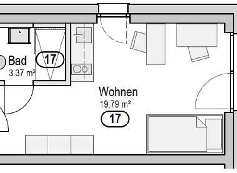 Wohnung zum Kauf provisionsfrei als Kapitalanlage geeignet 219.900 € 1 Zimmer 25,7 m²<br/>Wohnfläche Innenstadt Erlangen 91052