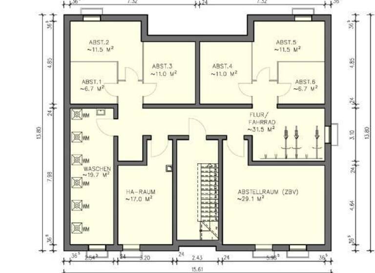Wohnung zur Miete 720 € 2 Zimmer 65,4 m²<br/>Wohnfläche 2.<br/>Geschoss 01.08.2025<br/>Verfügbarkeit Wim-Nöbel-Straße 1 West Troisdorf 53840