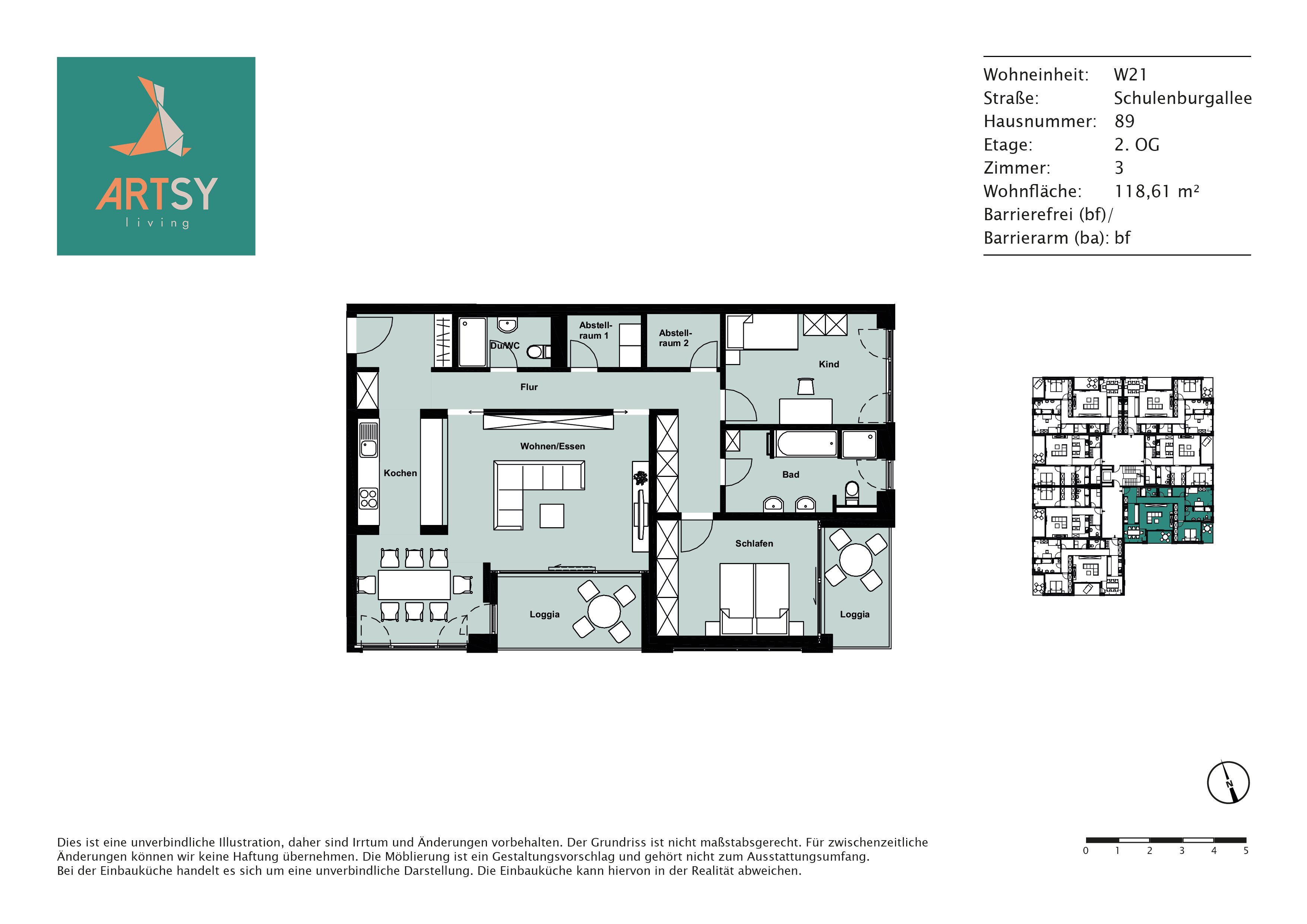 Wohnung zur Miete 1.305 € 3 Zimmer 118,6 m²<br/>Wohnfläche 2.<br/>Geschoss 01.03.2025<br/>Verfügbarkeit Schulenburgallee 89 Tiergartenbreite Wolfsburg 38448