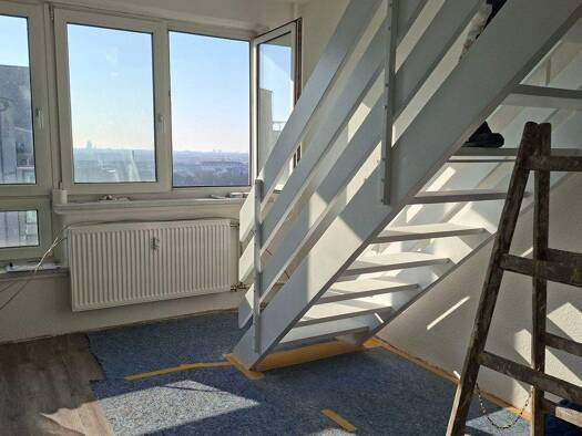 Maisonette zur Miete 860 € 4 Zimmer 107,5 m² 14. Geschoss frei ab sofort Bästleinstr. 8 Schönefeld-Ost Leipzig 04347