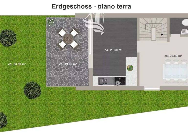 Doppelhaushälfte zum Kauf 680.000 € 5 Zimmer 206 m² Terlan 39018