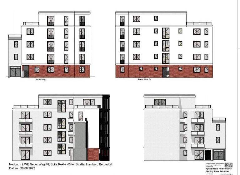 Grundstück zum Kauf provisionsfrei 460 m² Grundstück Baugenehmigung vorhanden Bergedorf Hamburg 21029