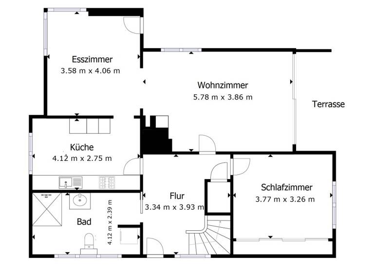 Einfamilienhaus zum Kauf provisionsfrei 360.000 € 5 Zimmer 130 m² 674 m² Grundstück Weener 26826
