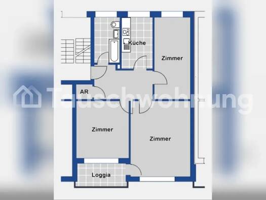 Wohnung zur Miete Tauschwohnung 680 € 3 Zimmer 73 m² Niendorf Hamburg 22527