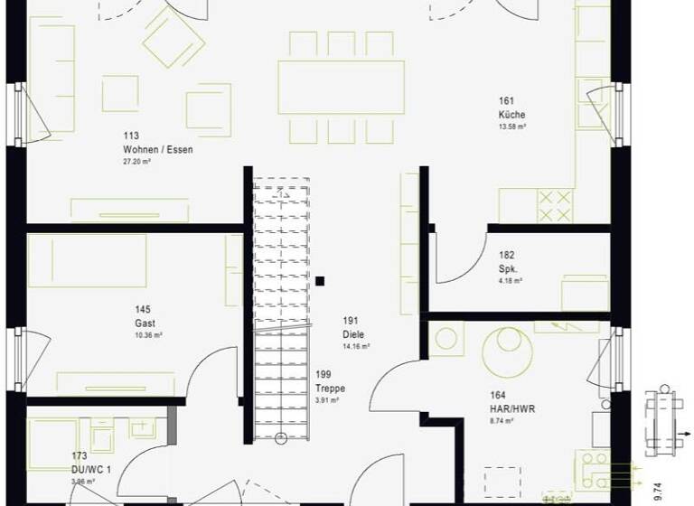 Einfamilienhaus zum Kauf provisionsfrei 209.918 € 5 Zimmer 169 m² 696 m² Grundstück Gundelsheim Treuchtlingen 91757