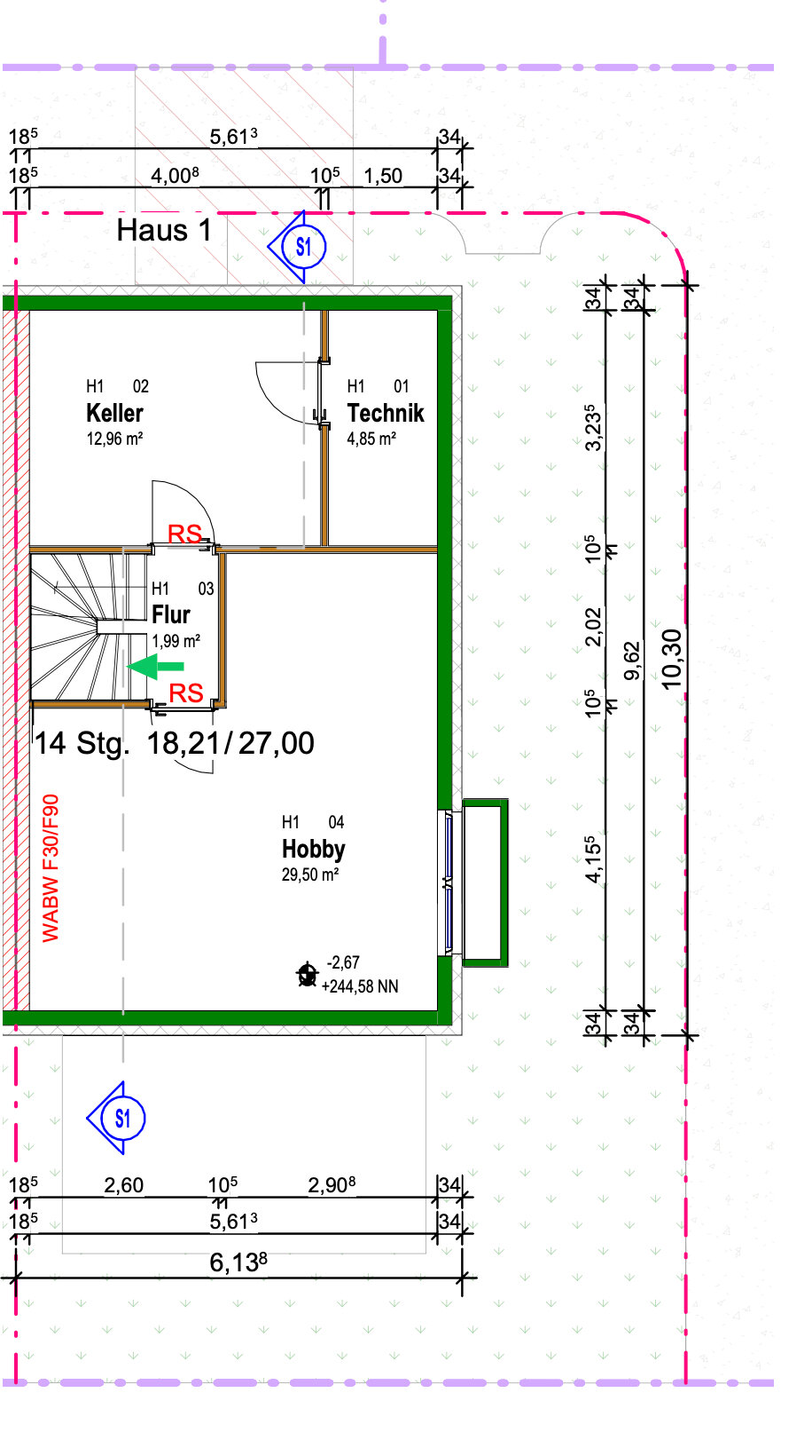 Reihenendhaus zum Kauf provisionsfrei 1.100.000 € 7 Zimmer 167,6 m²<br/>Wohnfläche 01.09.2026<br/>Verfügbarkeit Haslach - Haid Freiburg im Breisgau 79114