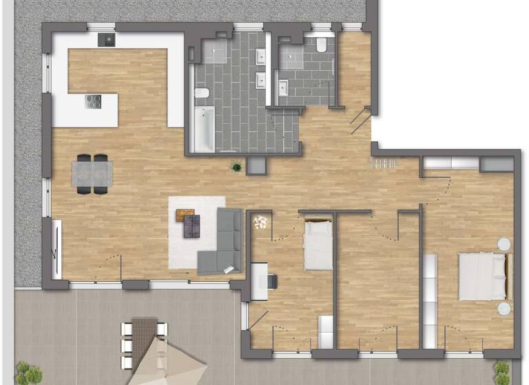 Penthouse zur Miete 2.200 € 4 Zimmer 155 m²<br/>Wohnfläche ab sofort<br/>Verfügbarkeit Kernstadt Leonberg 71229