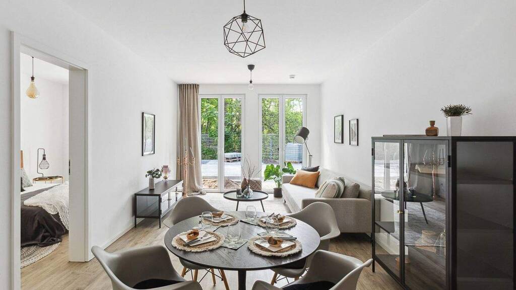 Wohnung zur Miete - Erstbezug 1.010 € 2 Zimmer 62,6 m² EG Fichtestraße 5B Ludwigsfelde 14974