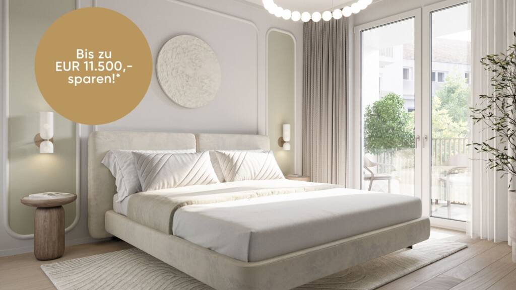 Wohnung zum Kauf - Erstbezug 315.900 € 2 Zimmer 42,9 m² 4. Geschoss Siebenbrunnengasse 44 Wien 1050