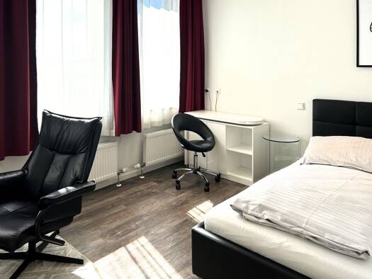 Studio zur Miete Wohnen auf Zeit 1.345 € 1 Zimmer 23 m² Triftstraße Niederrad Frankfurt am Main 60528