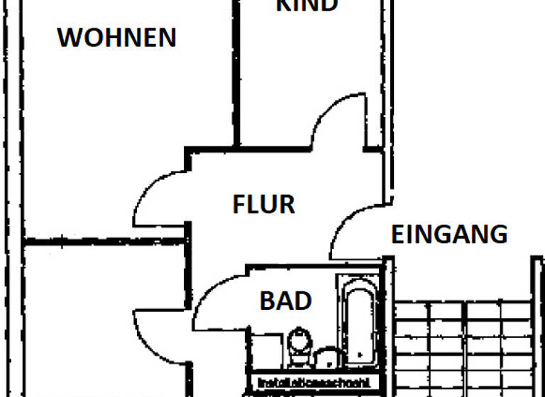 Wohnung zur Miete 260 € 3 Zimmer 60,1 m² 4. Geschoss Fritz-Kube-Ring 8 Bernsdorf 02994