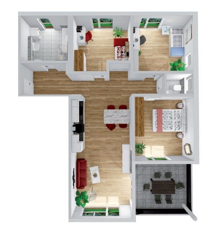 Terrassenwohnung zur Miete 1.139 € 4 Zimmer 98 m²<br/>Wohnfläche 1.<br/>Geschoss ab sofort<br/>Verfügbarkeit Erlenweg 6 Pilsach Pilsach 92367