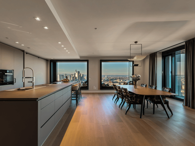 Wohnung zum Kauf 4.385.000 € 3 Zimmer 217 m² 29. Geschoss Hainer Weg 80 Sachsenhausen Frankfurt am Main 60599