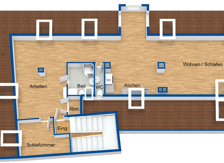 Wohnung zum Kauf 295.000 € 2 Zimmer 93 m² 5. Geschoss Maxfeld Nürnberg 90408