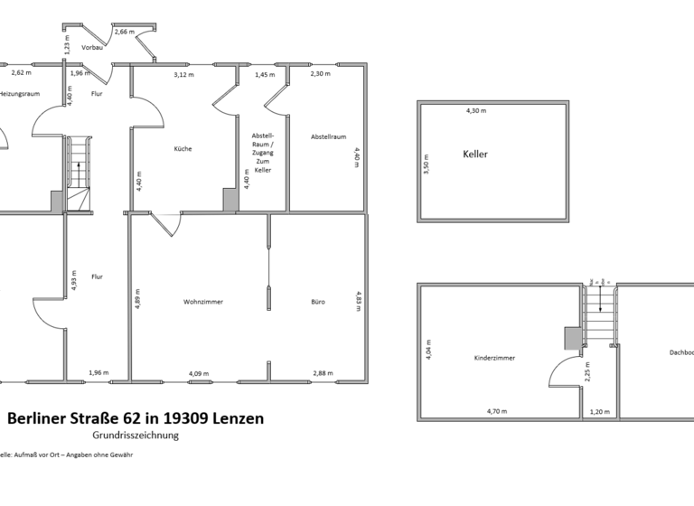 Einfamilienhaus zum Kauf 128.000 € 4 Zimmer 136 m² 412 m² Grundstück Lenzen 19309