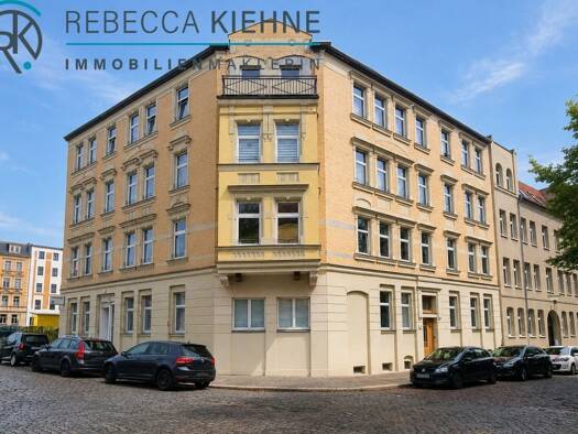 Wohnung zur Miete 650 € 3 Zimmer 64,5 m² 1. Geschoss frei ab sofort Wielandstraße 26 Paulusviertel Nord 06114