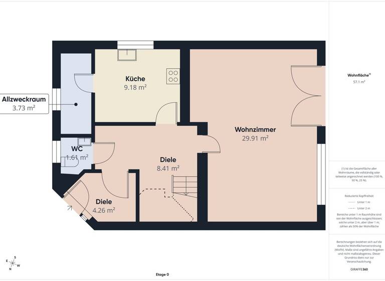 Einfamilienhaus zum Kauf 375.000 € 4 Zimmer 110 m² 602 m² Grundstück Dwoberg/Ströhen Delmenhorst 27753