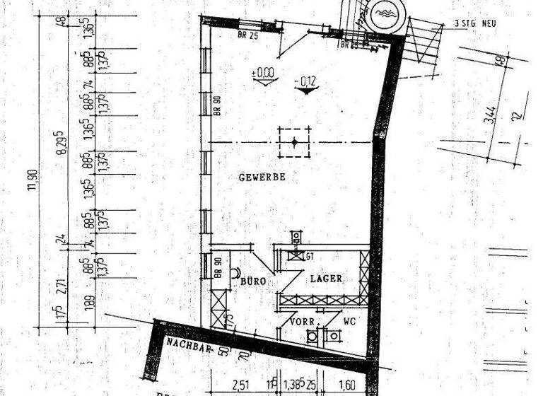 Bürofläche zur Miete 450 € 57 m² Bürofläche Kusel 66869