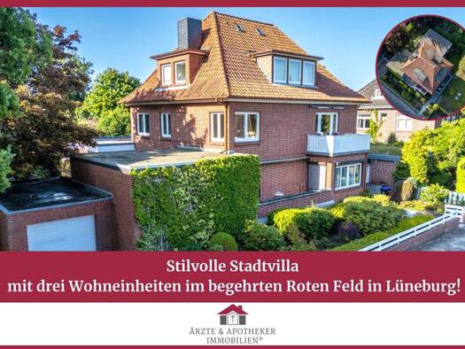 Villa zum Kauf 975.000 € 11 Zimmer 350 m² 648 m² Grundstück Rotes Feld Lüneburg 21335