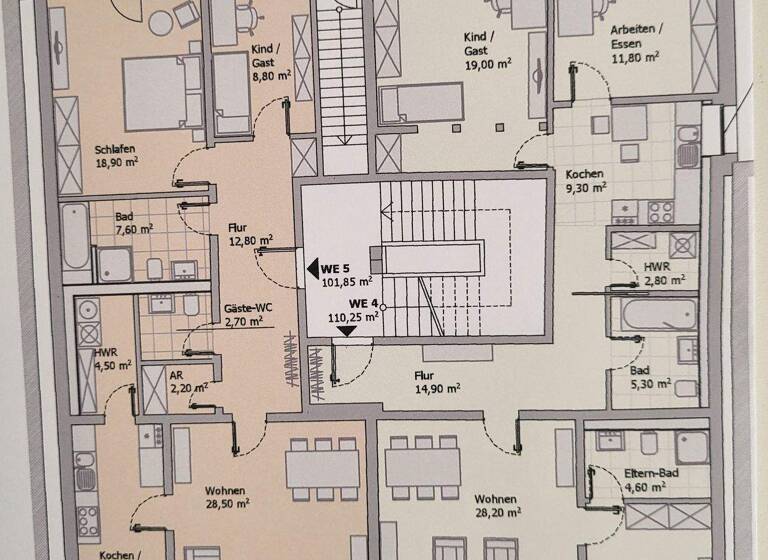 Wohnung zur Miete 1.300 € 3 Zimmer 99 m² 1. Geschoss frei ab 01.06.2026 Johannesstrasse Altstadt Erfurt 99084