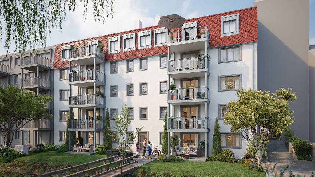 Wohnung zum Kauf - Erstbezug provisionsfrei als Kapitalanlage geeignet 212.300 € 2 Zimmer 51,9 m² Hinterm Zwinger 22 Weiden Weiden in der Oberpfalz 92637