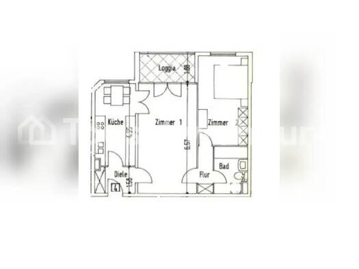 Wohnung zur Miete Tauschwohnung 640 € 2 Zimmer 65 m² 4. Geschoss Westend Berlin 10585