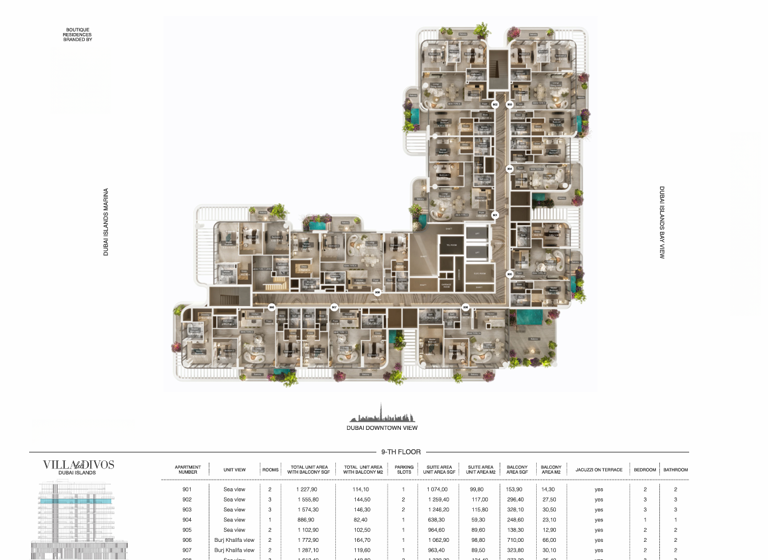 Wohnung zum Kauf provisionsfrei 580.078 € 2 Zimmer 82,4 m² Dubai