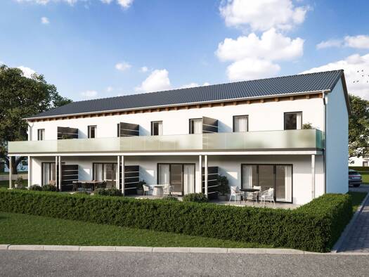 Reihenendhaus zum Kauf - Erstbezug provisionsfrei 289.000 € 4 Zimmer 113,6 m² 165,4 m² Grundstück Schulstraße 31 Lonnerstadt Lonnerstadt 91475