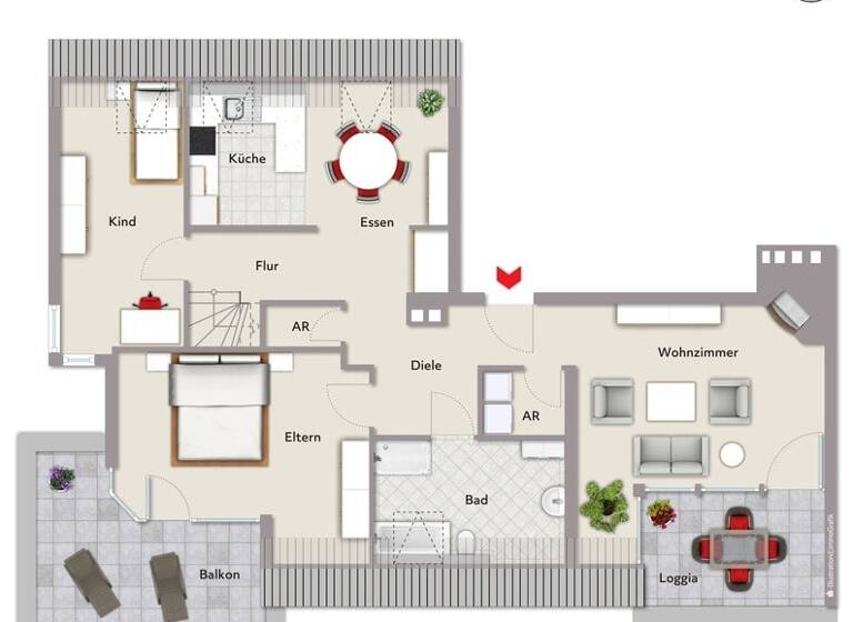 Maisonette zum Kauf 470.000 € 4 Zimmer 149 m²<br/>Wohnfläche 2.<br/>Geschoss ab sofort<br/>Verfügbarkeit Reichelsdorf Nürnberg 90453