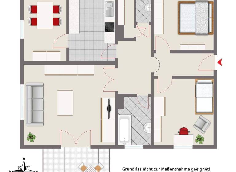 Wohnung zum Kauf 219.000 € 4 Zimmer 106 m² frei ab 01.04.2026 Maxhütte Maxhütte-Haidhof 93142