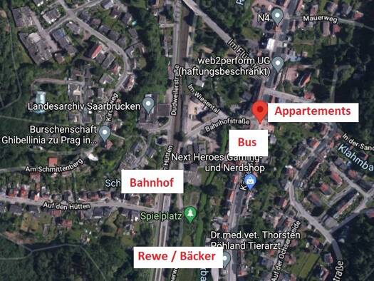 Wohnung zur Miete 660 € 1 Zimmer 39 m² Geschoss EG/4 frei ab 01.09.2026 Kaiserstraße Scheidt Dudweiler 66133