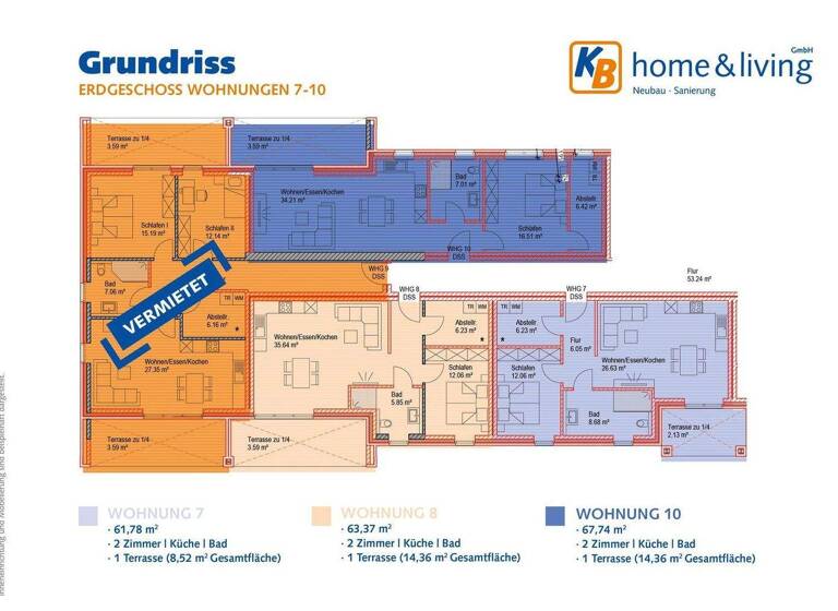 Wohnung zur Miete 780 € 2 Zimmer 68 m² EG frei ab 01.04.2026 Hauptstraße 44 Drebber 49457